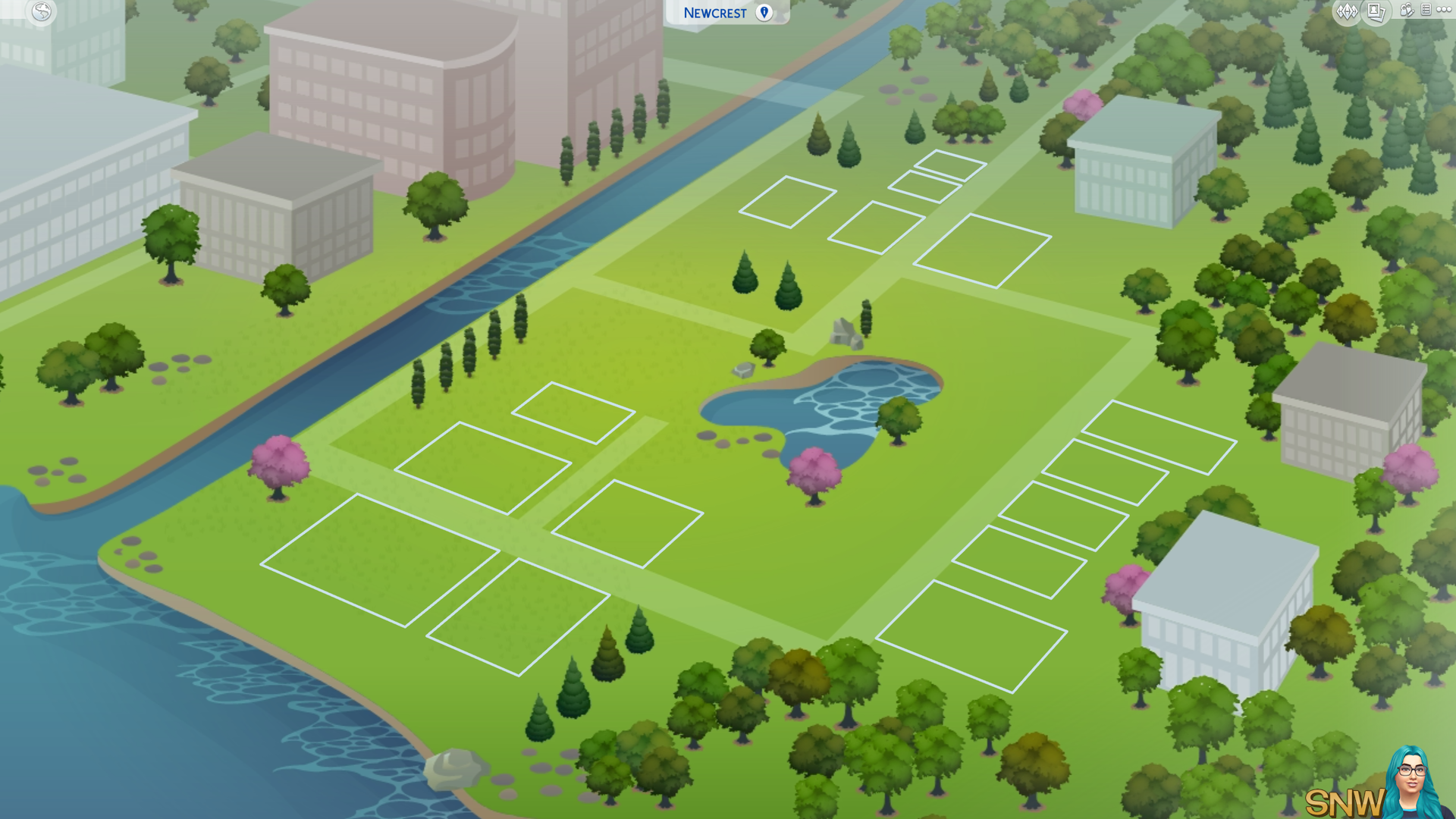 Sims 4 newcrest houses