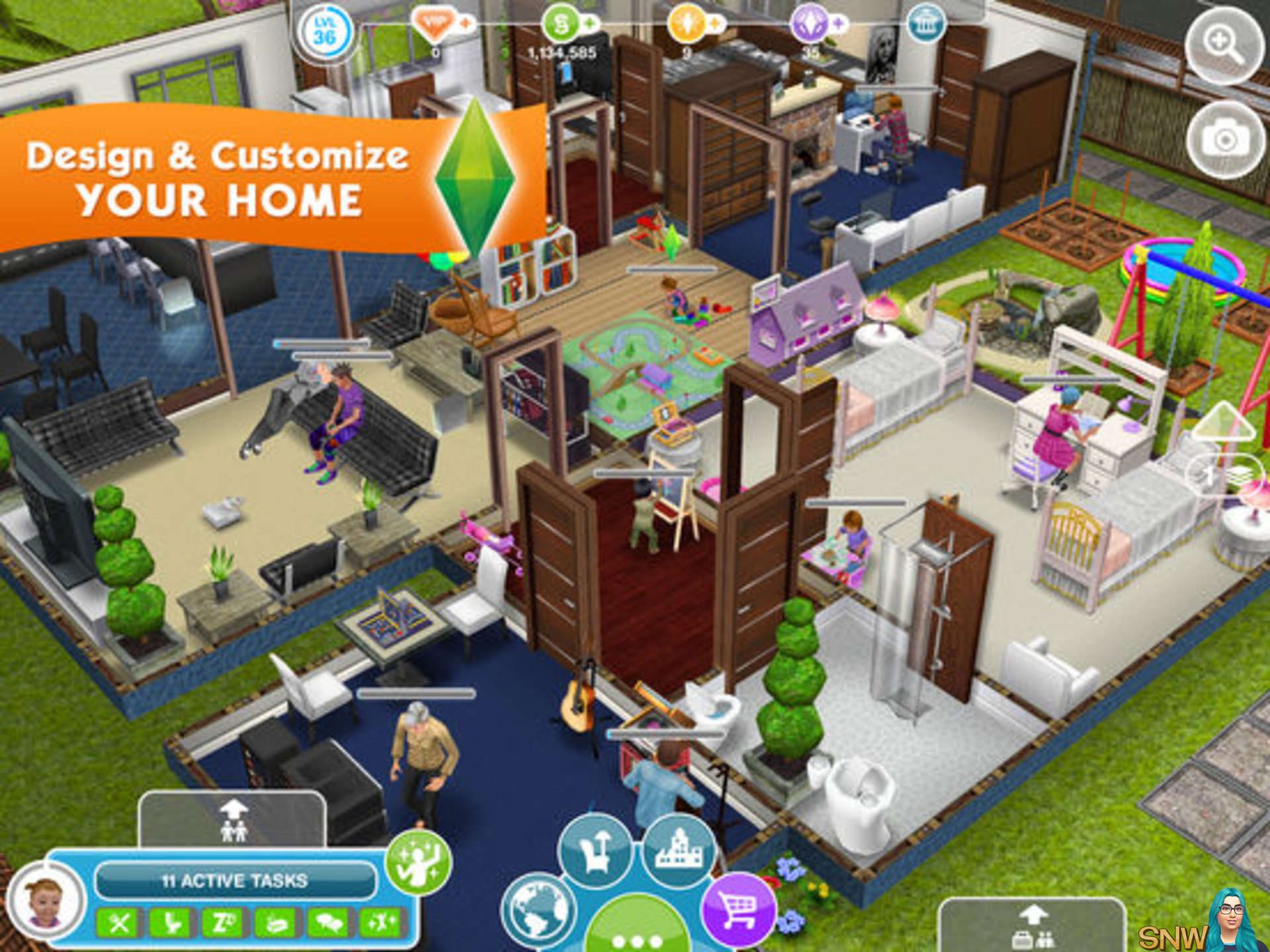 The Sims FreePlay, SNW