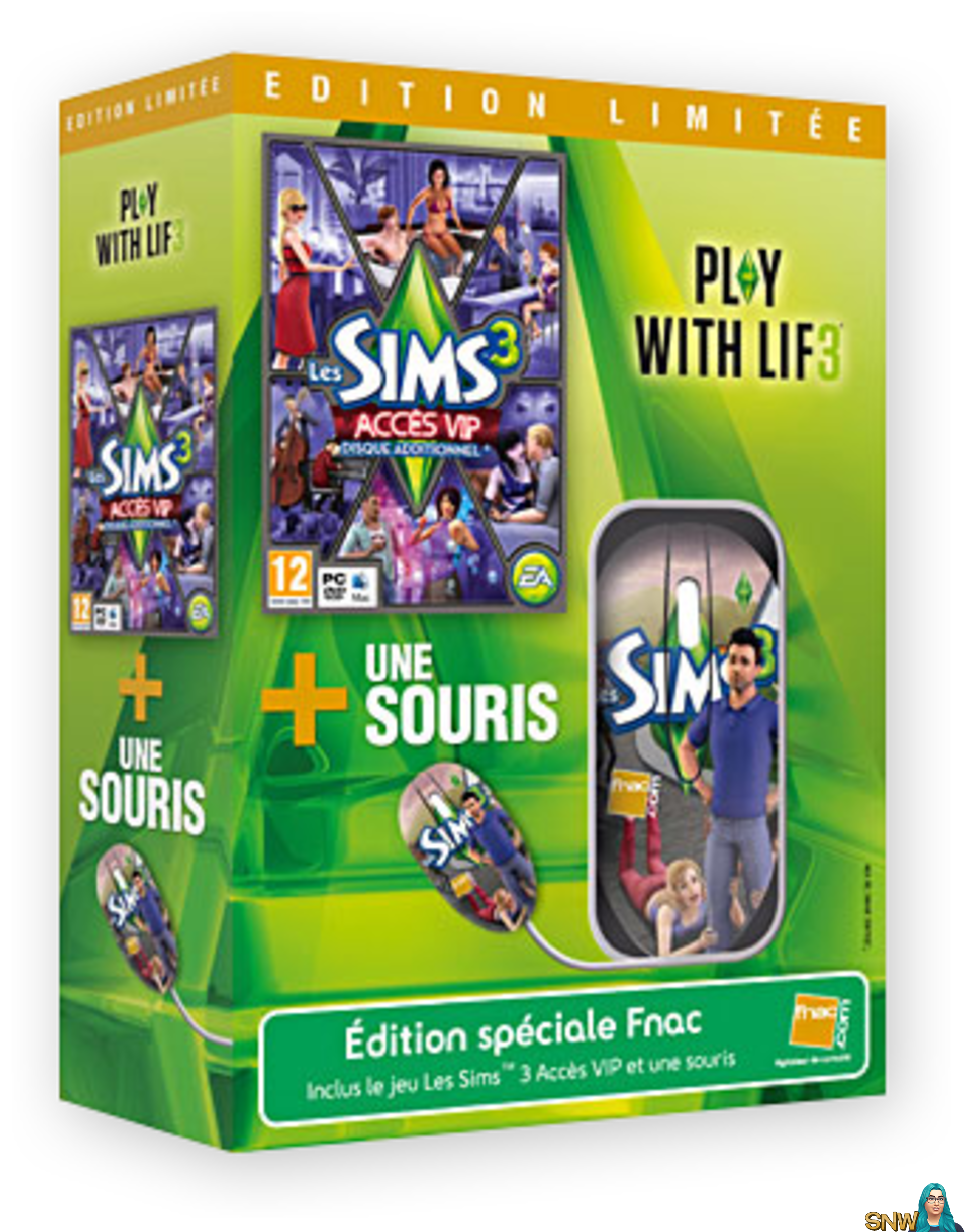 Les Sims 3 Accès VIP + Souris (Edition Limitée) SNW