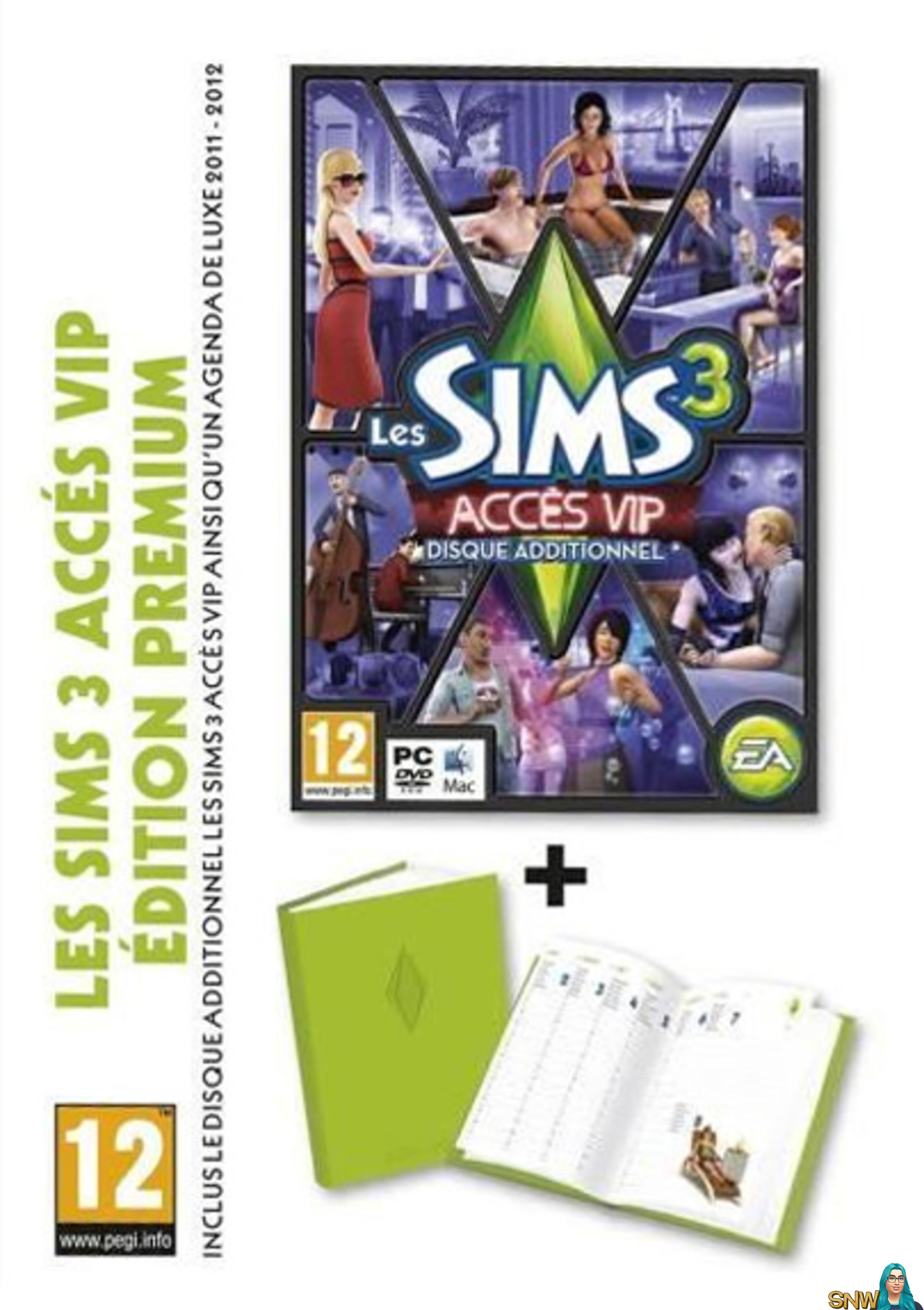 Les Sims 3 Accès VIP + Agenda Deluxe (Edition Premium) SNW