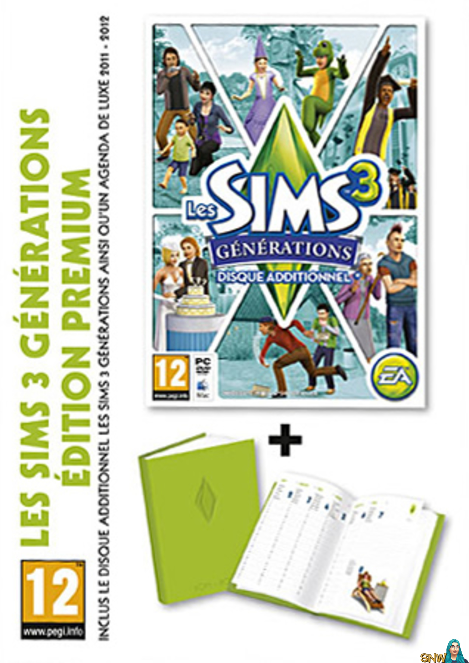 Les Sims 3 Générations + Agenda Deluxe (Edition Premium) SNW
