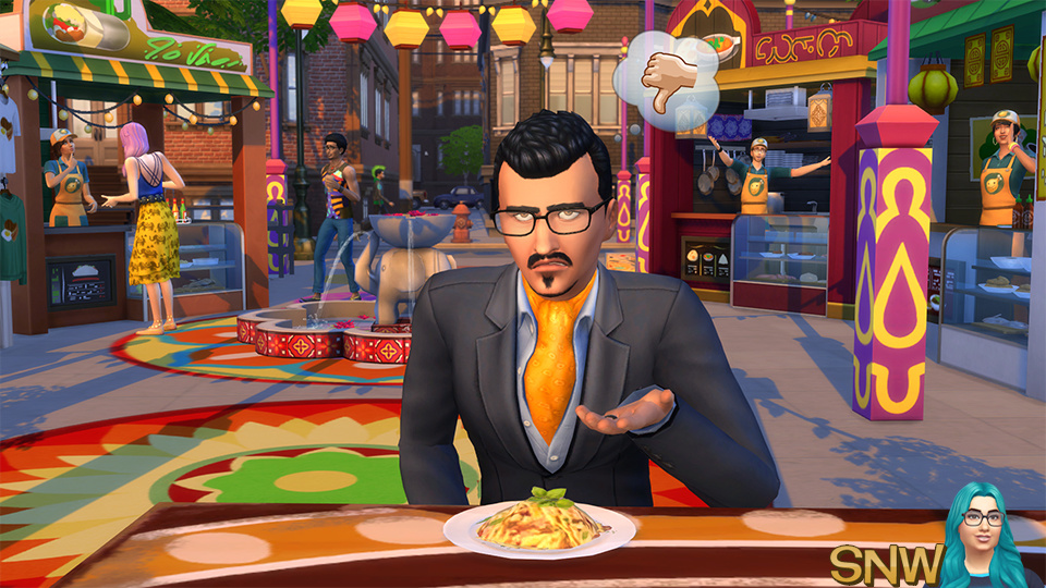 Sims Food Critic City Living Sims Food Critic City Living