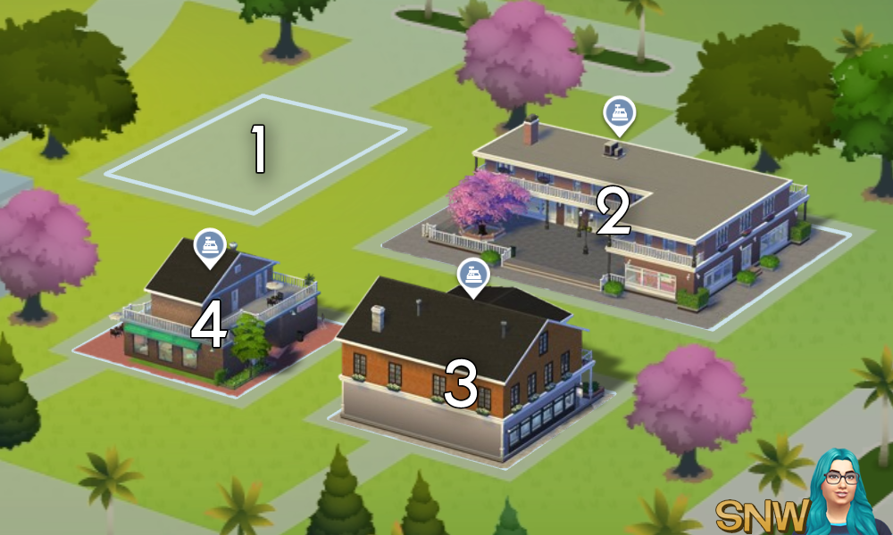 The Sims 4: Magnolia Promenade world neighbourhood