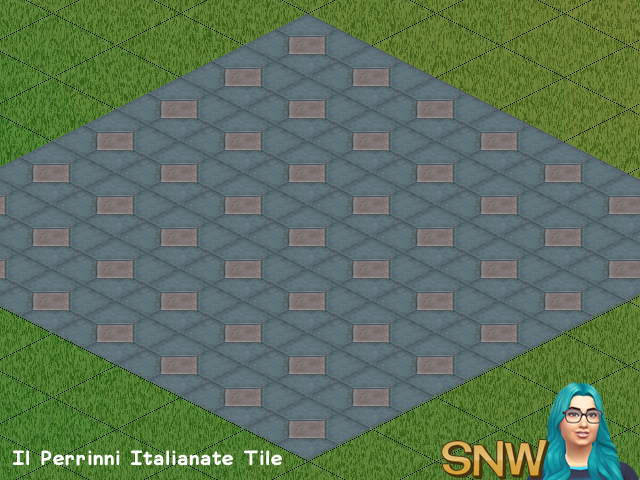 The Sims - Il Perrinni Italianate Tile