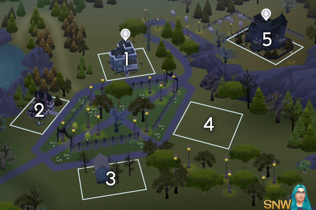 The Sims 4: Forgotten Hollow world neighbourhood #1